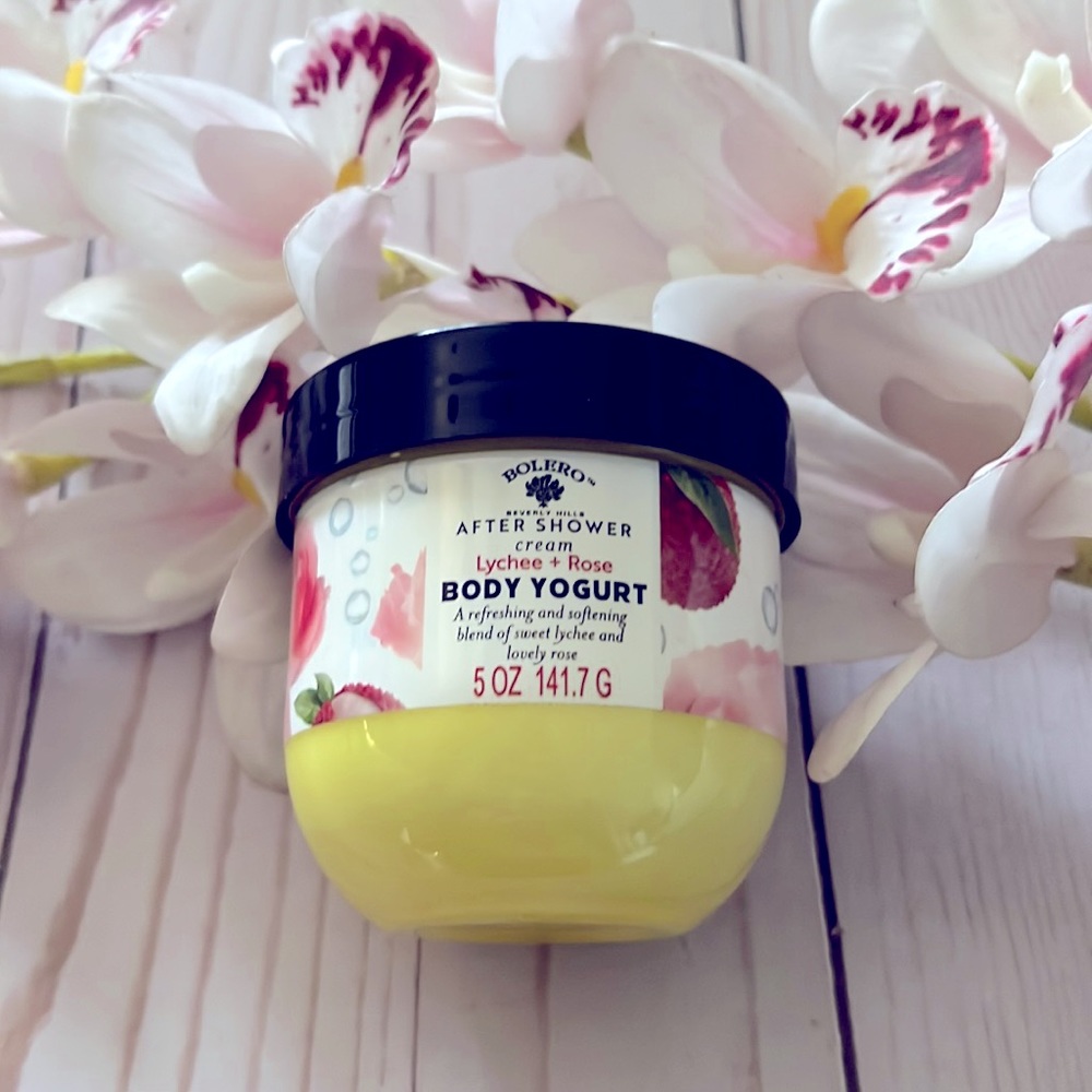 BOLERO “After Shower Cream🚿” in Lychee+Rose🌹                  Body Yogurt🍦
